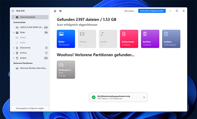 Disk Drill Partitionen wiederherzustellen
