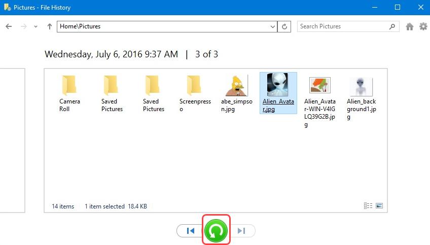 gelöschte fotos aus der windows-sicherung wiederherstellen